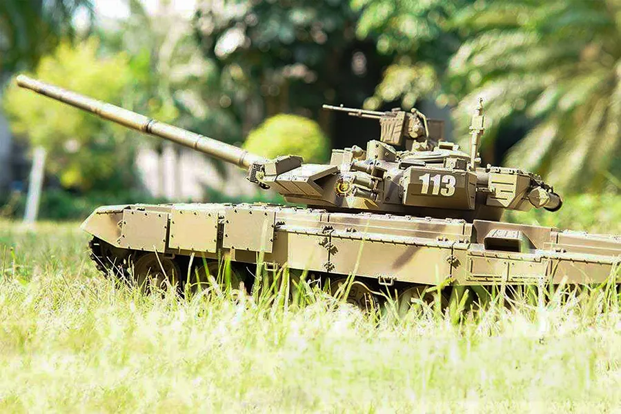 Heng Long Russian T-90 RC Tank Electric Tracked 1/16 Scale RTR image 102455