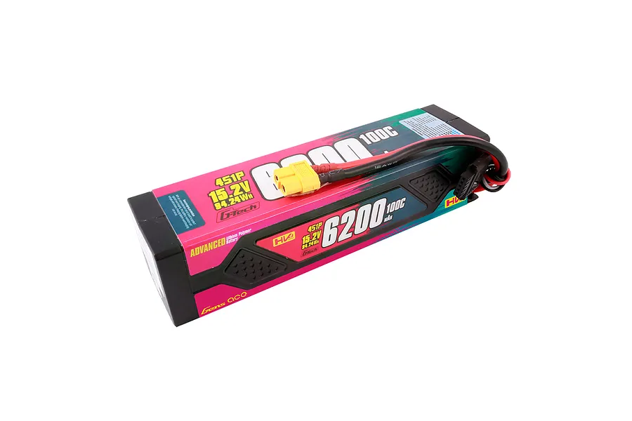 Gens Ace G-Tech Advanced 15.2V Advanced 6200mAh 100C Hard Case LiPo Battery image 102469