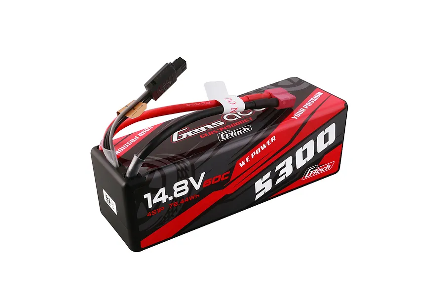 Gens Ace G-Tech 14.8V 5300mAh 60C Hard Case LiPo Battery image 102499