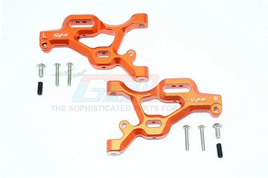 GPM Aluminium Front Lower Suspension Arms 2Pcs - Orange image 102622