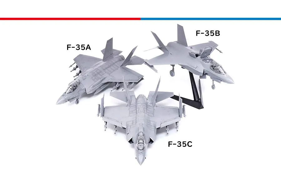 Tamiya 1/48 Lockheed Martin F-35C Lightning II Scaled Plastic Model Kit image 102701