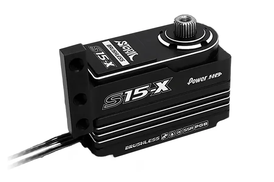 Power HD S15-X Storm Low Profile HV Brushless 16.5kg 8.4v Metal Geared Servo For XRAY X4 image 102832
