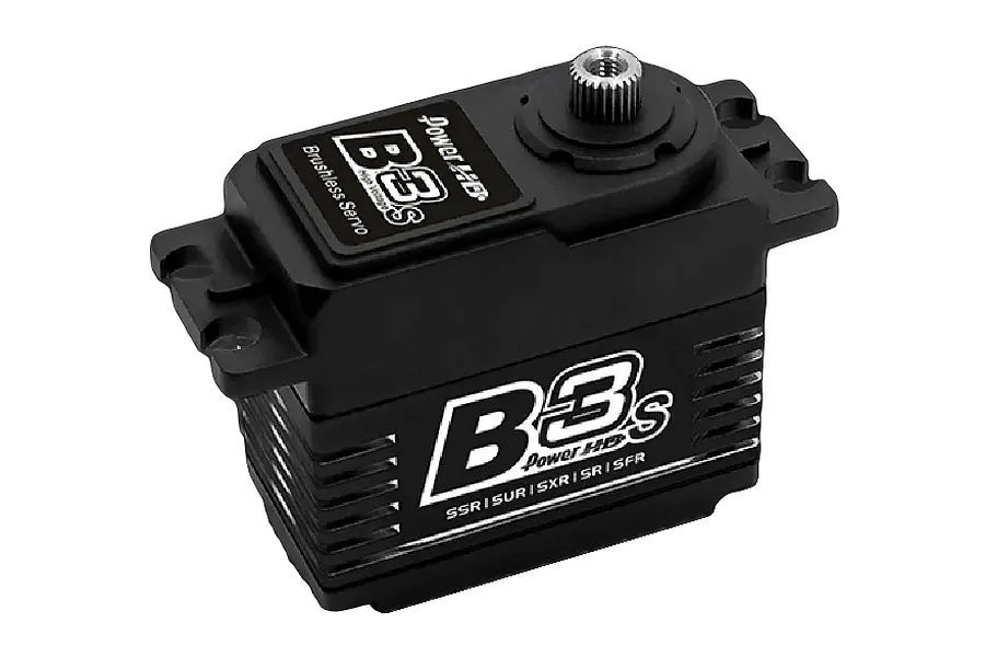 Power HD Black Aluminium B3S Standard 40kg 8.4V HV Waterproof Brushless Metal Geared Servo image 102833