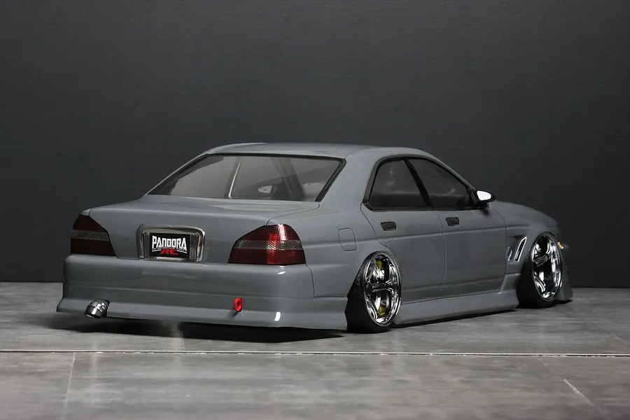 Pandora RC 1/10 Nissan Laurel C35 Unpainted Body Shell - Clear image 2