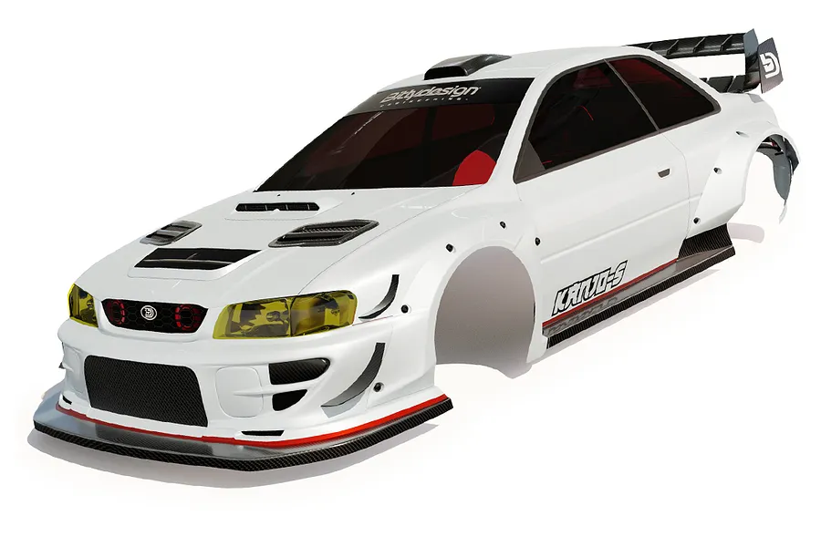 Bittydesign 1/7 Kanjo-S Unpainted Body Shell - Clear image 102924