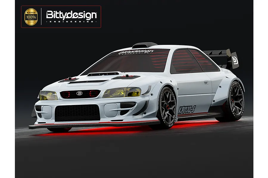 Bittydesign 1/7 Kanjo-S Unpainted Body Shell - Clear image 102925