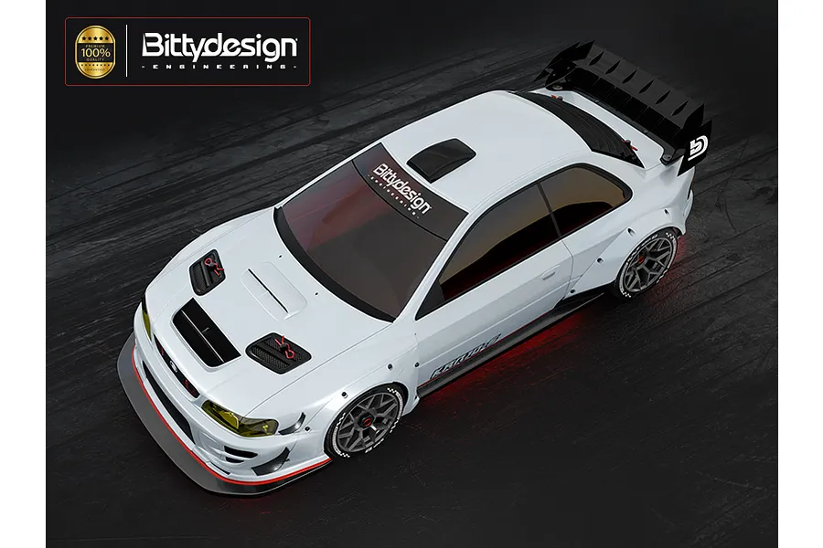 Bittydesign 1/7 Kanjo-S Unpainted Body Shell - Clear image 102927