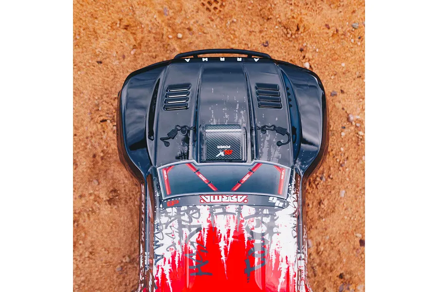 ARRMA SENTON 4x4 BLX 3S (V3) RC Short Course Truck Electric Brushless 4WD 1/10 Scale RTR - Red image 103089