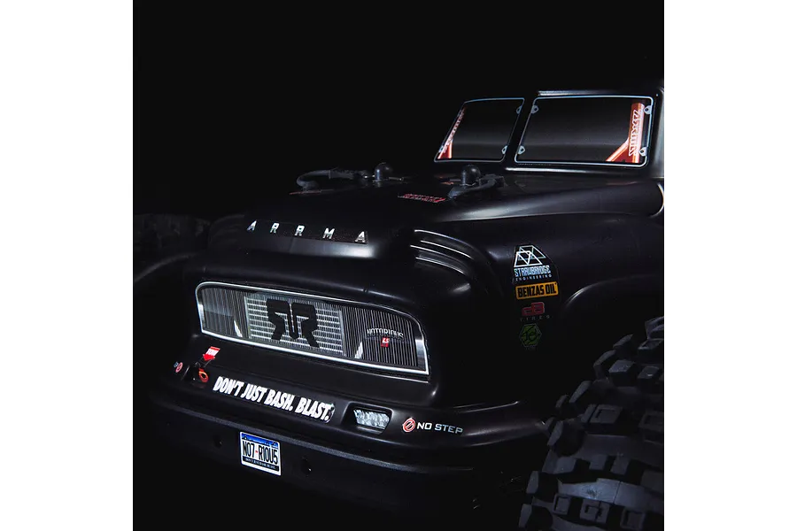 ARRMA NOTORIOUS 6S V5 4X4 BLX RC Stunt Truck Electric Brushless 4WD 1/8 Scale RTR - Black image 103114