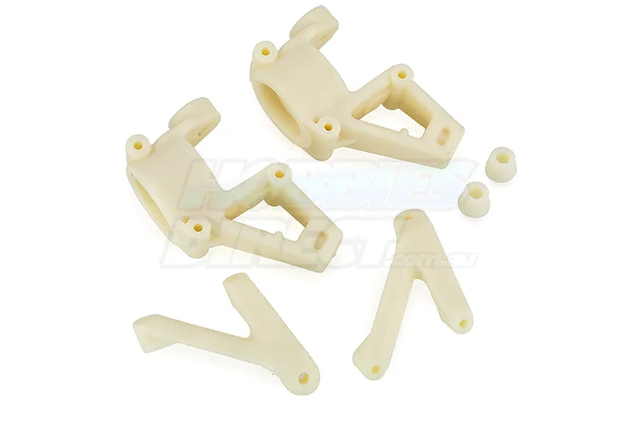 Rovan White Nylon Front Steering Hub Set image 10317