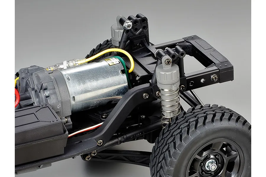 Tamiya CC-02 1990 Land Rover Defender 90 RC Rock Crawler Electric 4WD 1/10 Scale Kit (No ESC) - Blue image 103281
