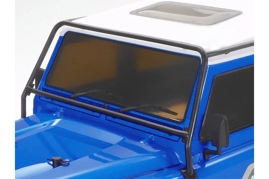 Tamiya CC-02 1990 Land Rover Defender 90 RC Rock Crawler Electric 4WD 1/10 Scale Kit (No ESC) - Blue image 103284