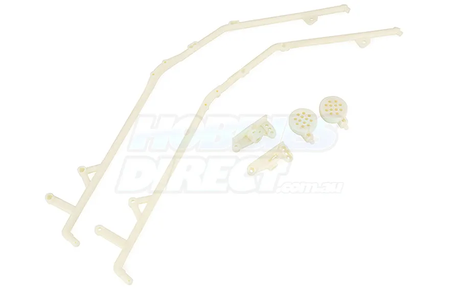 Rovan White Nylon Roll Bar Set image 10332