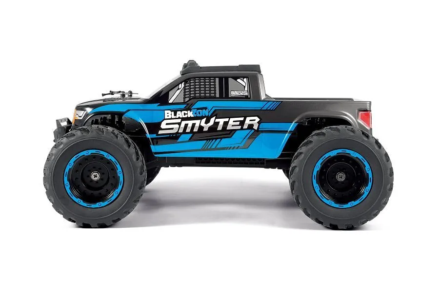 BlackZon Smyter MT RC Monster Truck Electric 4WD 1/12 Scale RTR - Blue image 103750