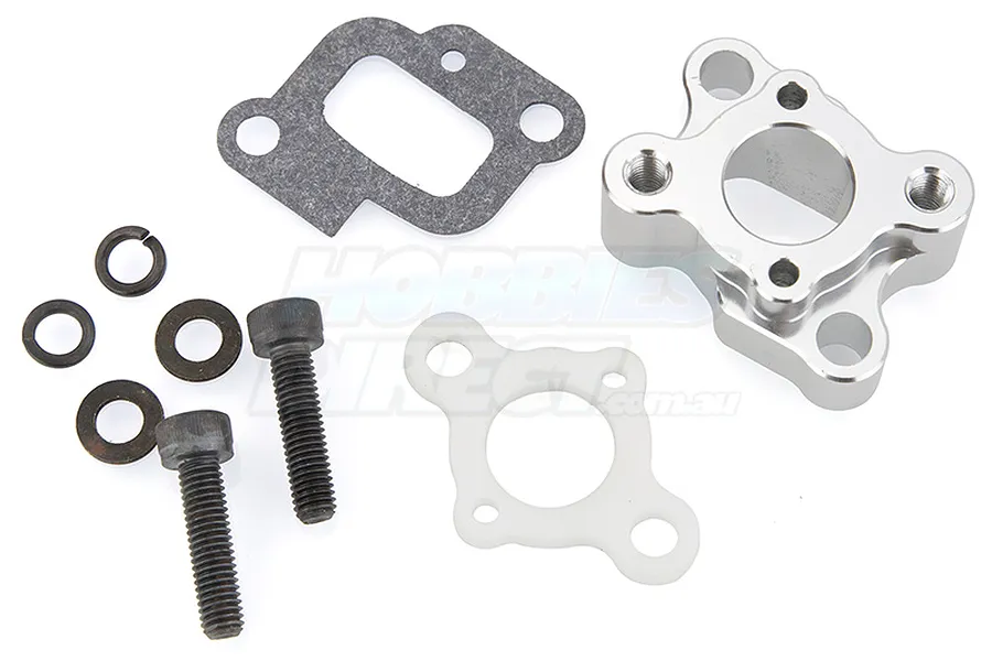 Rovan Silver Aluminium Intake Manifold Set image 10381