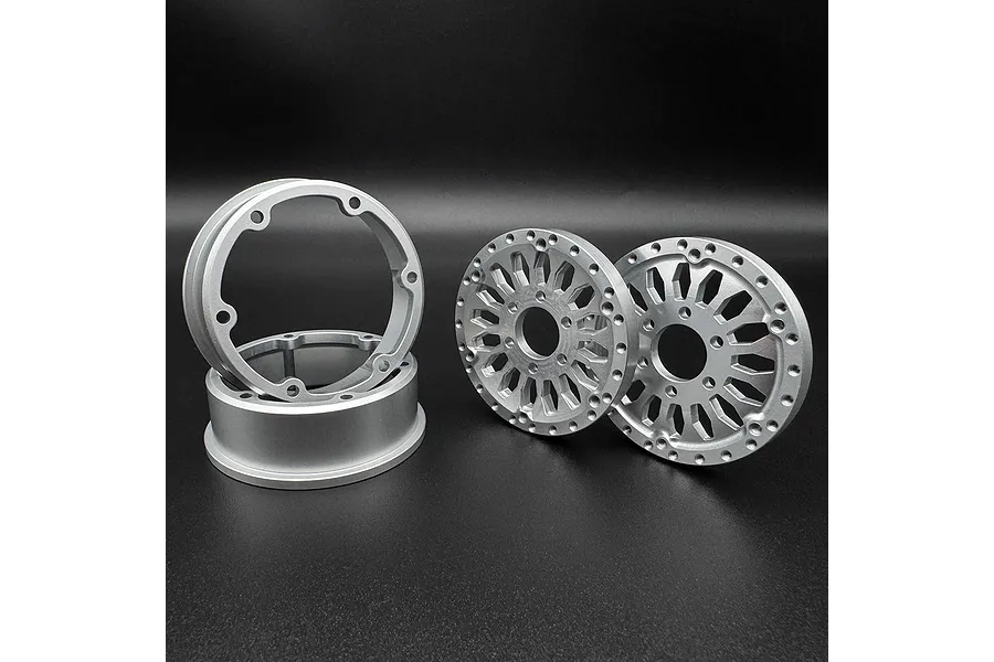 Reefs RC 1.9&amp;quot; Aluminium Shield Beadlock Rims 2Pcs image 103828