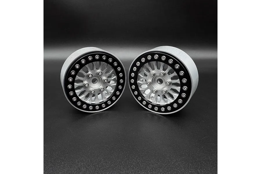 Reefs RC 1.9&amp;quot; Aluminium Shield Beadlock Rims 2Pcs image 103829
