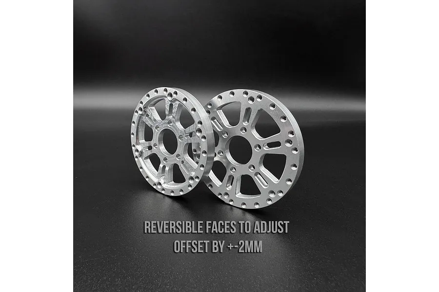 Reefs RC 1.9&amp;quot; Aluminium Blade Beadlock Rims 2Pcs image 103830