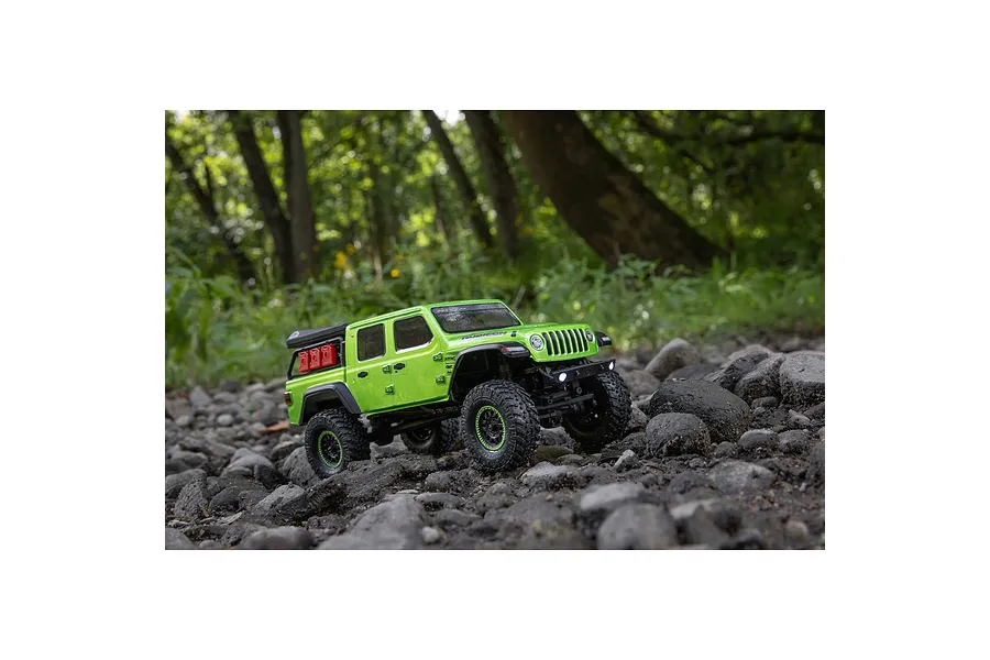 Axial SCX24 Jeep Gladiator RC Rock Crawler Electric 4WD 1/24 Scale RTR - Green image 103854
