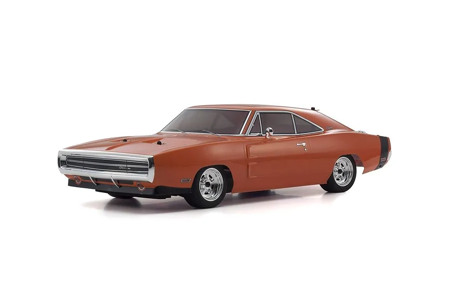 Kyosho Fazer Mk2 1970 Dodge Charger Hemi RC Car Electric 4WD 1/10 Scale RTR - Orange image 104062