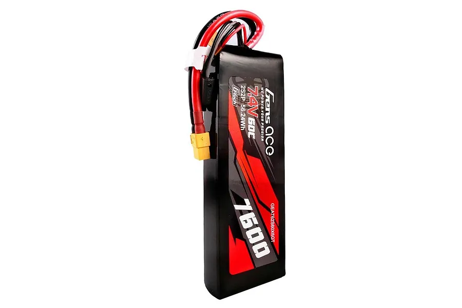 Gens Ace G-Tech 7.4V 7600mAh 60C Soft Case LiPo Battery image 104134