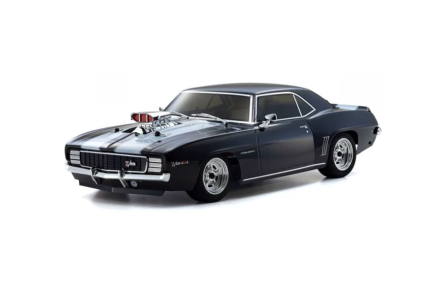 Kyosho Fazer Mk2 1969 Chevrolet Camaro Z/28 RS Supercharged RC Car Electric Brushless 1/10 Scale RTR - Tuxedo Black image 104232