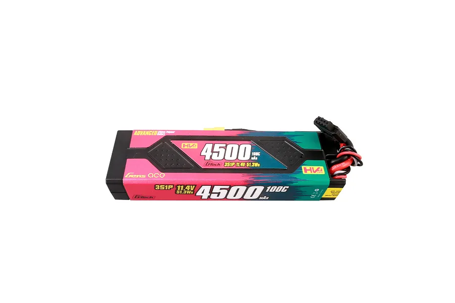 Gens Ace G-Tech Advanced 11.4V 4500mAh 100C HV Hard Case LiPo Battery image 104433