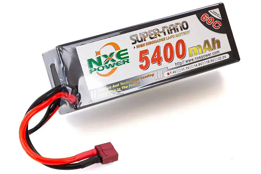NXE 7.4v 5400mAh 50C Hard Case LiPo Battery image 104439