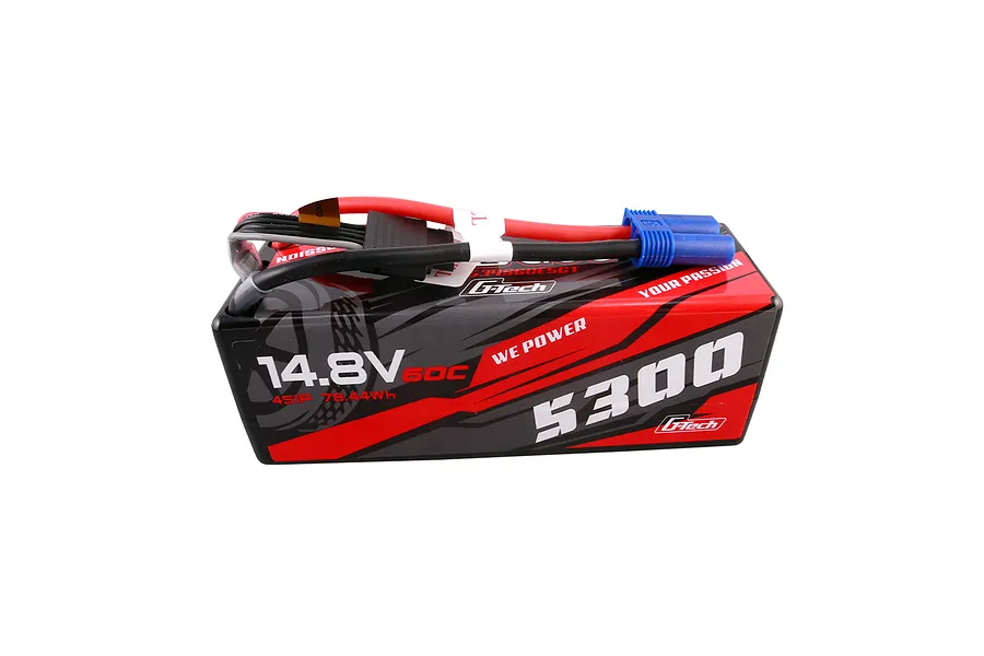 Gens Ace G-Tech 14.8V 5300mAh 60C Hard Case LiPo Battery image 104445
