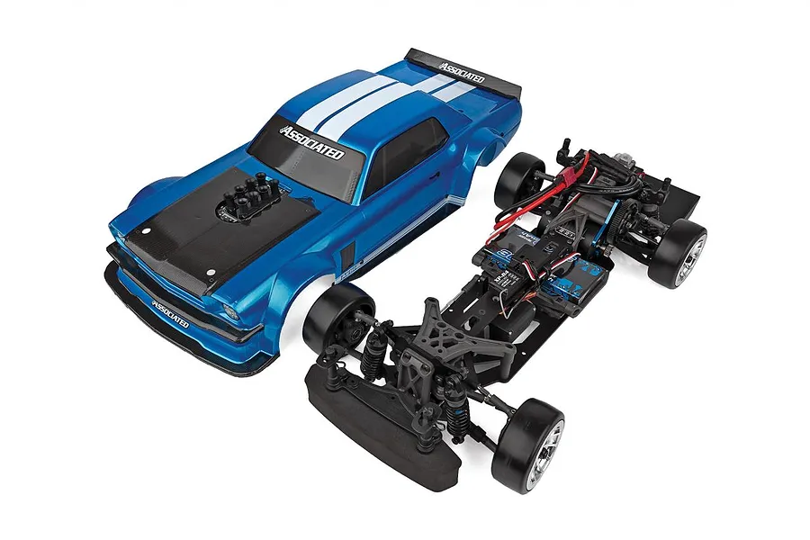 Team Associated DC10 RC Drift Car 2WD Electric Brushless 1/10 Scale RTR - Blue image 104474