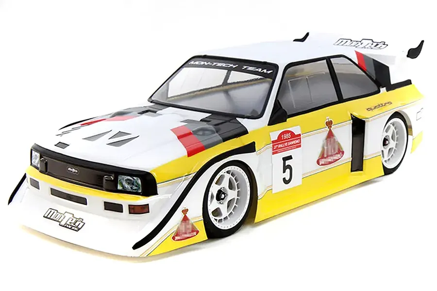 MonTech 1/10 S1 Quattro Unpainted Body Shell - Clear image 104497