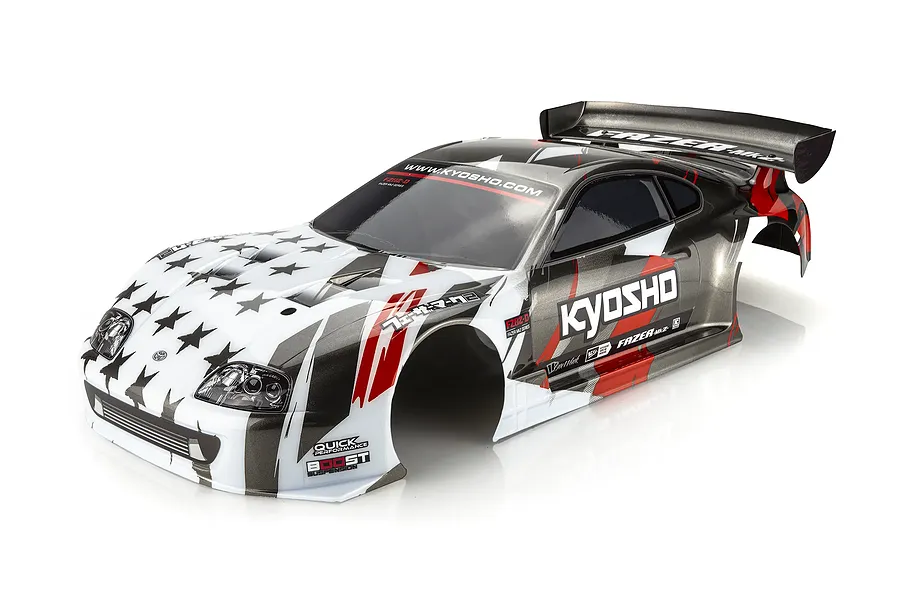 Kyosho 1/10 Toyota Supra Painted Body Shell - White image 104502