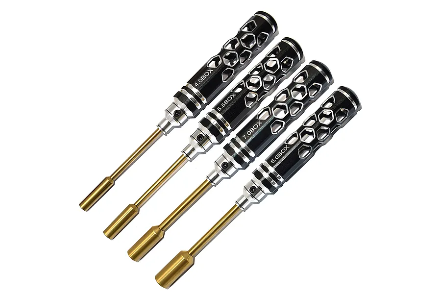 GPM 4.0,5.5,7.0,8.0mm Nut Driver Set 4Pcs - Black image 104520