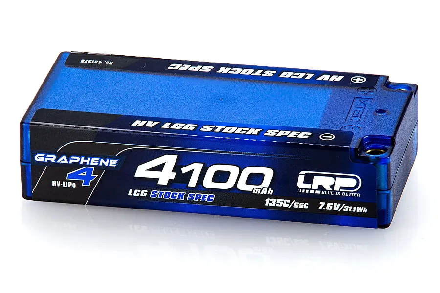 LRP 7.6V 4100mAh 135C HV LCG Shorty Hard Case LiPo Battery image 104544