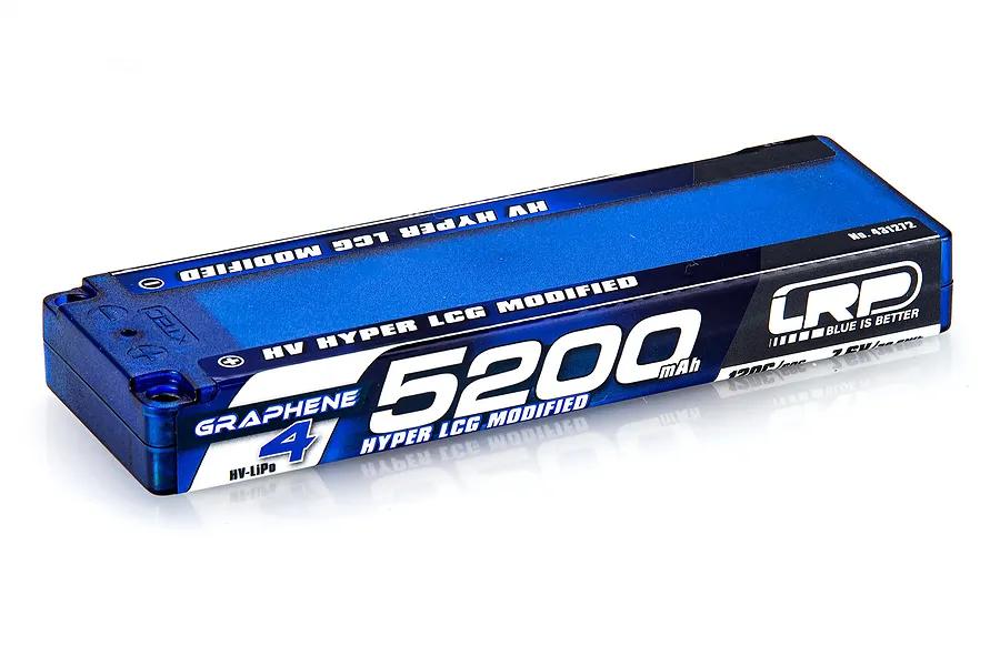LRP 7.6V 5200mAh 120C HV Hyper LCG Hard Case LiPo Battery image 104545