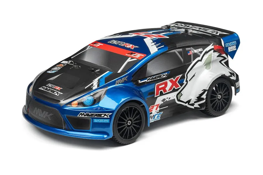 Maverick 1/18 Ion RC Rally Painted Body Shell - Blue image 104618