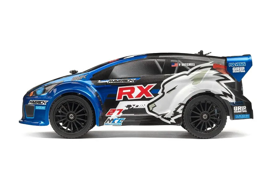 Maverick 1/18 Ion RC Rally Painted Body Shell - Blue image 104621