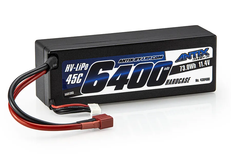 LRP Antix 11.4V 6400mAh 45C HV Hard Case LiPo Battery image 104639