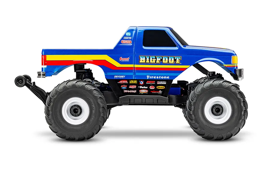 Traxxas Bigfoot 4X4 BL-2s RC Monster Truck Electric Brushless 4WD 1/10 Scale RTR - Blue image 104670