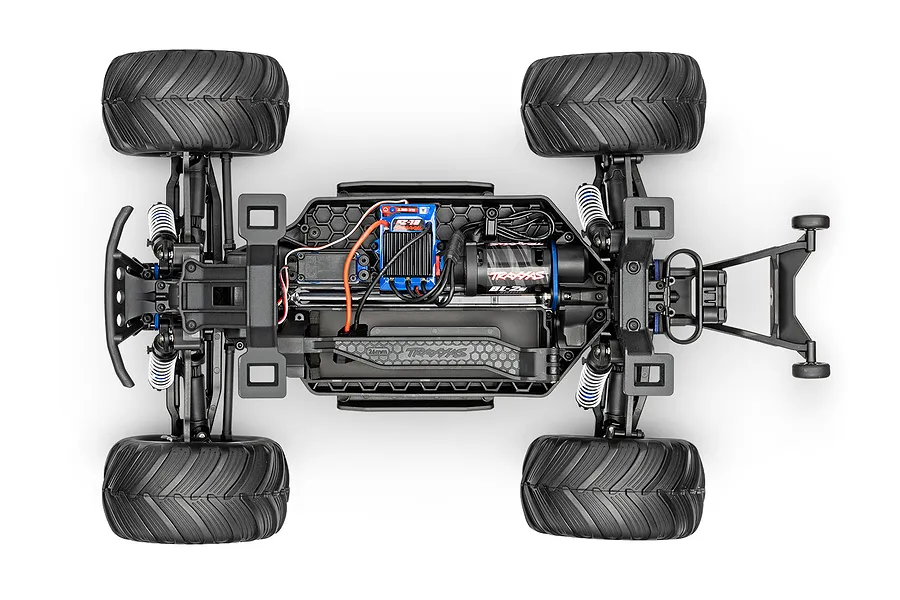 Traxxas Bigfoot 4X4 BL-2s RC Monster Truck Electric Brushless 4WD 1/10 Scale RTR - Blue image 104673