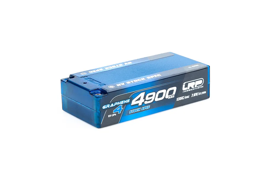 LRP 7.6V 4900mAh 135C HV Shorty Hard Case LiPo Battery image 104707