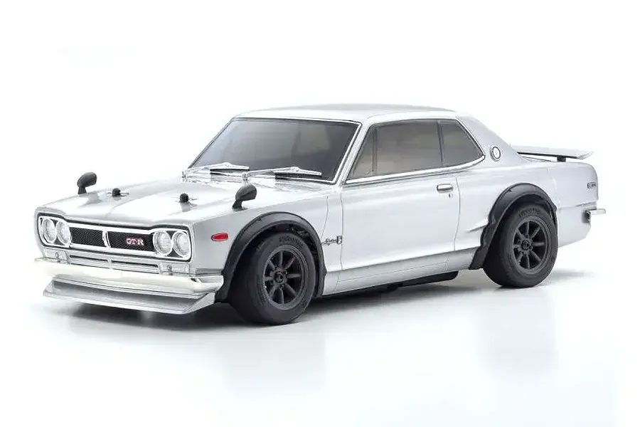 Kyosho Fazer Mk2 Nissan Skyline 2000 GT-R RC Car Electric 4WD 1/10 Scale RTR - Silver image 104846