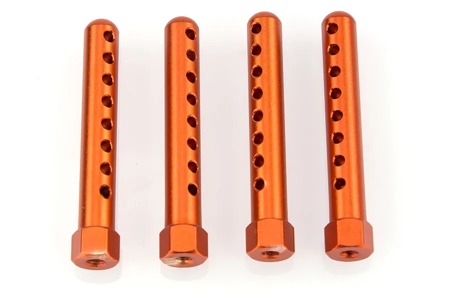 HSP Orange Aluminium Body Posts 4Pcs image 10491