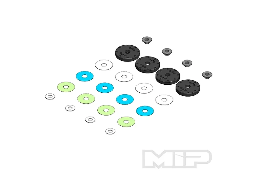 MIP 16mm 8-Hole Bypass1 Pistons Set image 104995