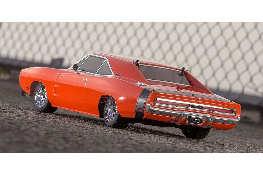 Kyosho Fazer Mk2 1970 Dodge Charger Hemi RC Car Electric 4WD 1/10 Scale RTR - Orange image 105120