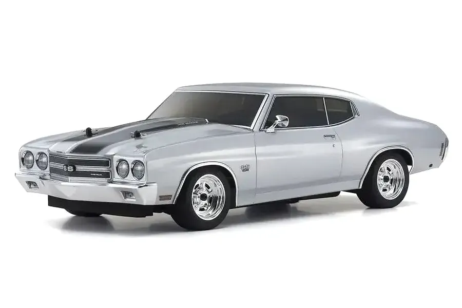Kyosho Fazer Mk2 1970 Chevy Chevelle SS 454 LS6 RC Car Electric 4WD 1/10 Scale RTR - Cortez Silver image 105209