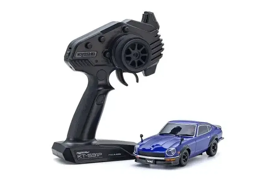 Kyosho Mini-Z Nissan Fairlady 240ZG RC Drift Car Electric AWD RTR - Metallic Blue image 105217