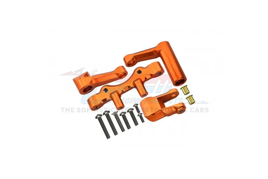 GPM Aluminium Steering Assembly Set - Orange image 105313