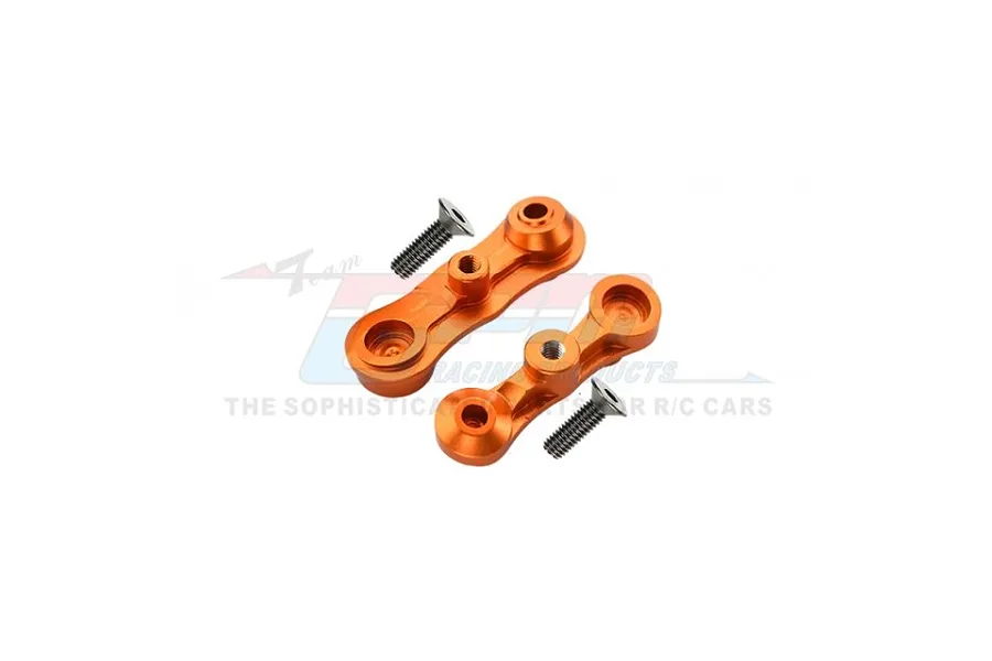 GPM Aluminium Steering Assembly Mount 2Pcs - Orange image 105314