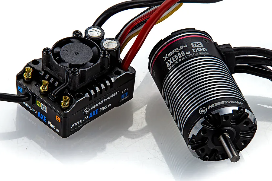 Hobbywing Xerun AXE Plus R3 135A ESC and AXE 550L 3300Kv Sensored Brushless Motor Combo image 105319